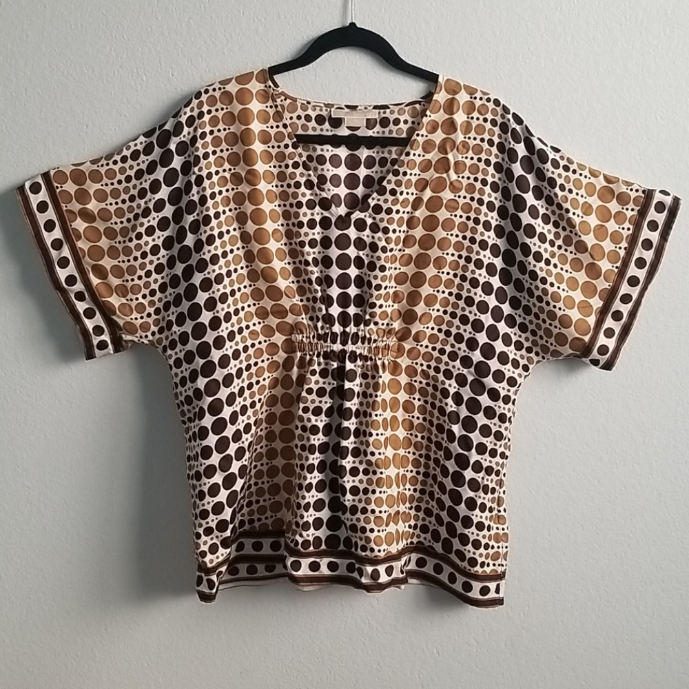 Michael by Michael Kors polka dot blouse 1X